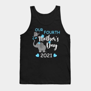 Our Fourth Mother's Day Shirt 4th For Mom & Baby Matching Tank Top